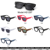 HS1297 - Vintage Square Fashion Cat Eye Retro Wholesale Sunglasses