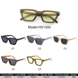 HS1300 - Vintage Square Chic Fashion Women Cat Eye Wholesale Sunglasses