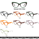 HS1304 - Women Double Tone Frame Anti Blue Light Wholesale Glasses - Iris Fashion