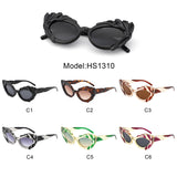 HS1310 - Women Fashion Modern Sculpted Cat Eye Wholesale Sunglasses