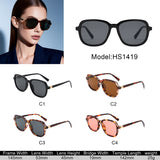 HS1419 - Women Retro Square Fashion Sunglasses - Iris Fashion