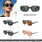 HS1425 - Women Fashion Bold Square Sunglasses
