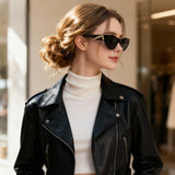 HS1427 - Women Fashion Cat Eye Sunglasses