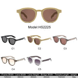 HS2225 - Classic Rounded Chic Color Tint Wholesale Sunglasses