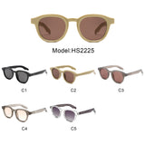 HS2225 - Classic Rounded Chic Color Tint Wholesale Sunglasses