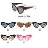 S1237 - Women High Pointed Cat Eye Fashion Wholesale Sunglasses