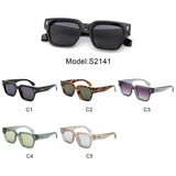 S2141 - Retro Thick Frame Fashion Square Wholesale Sunglasses