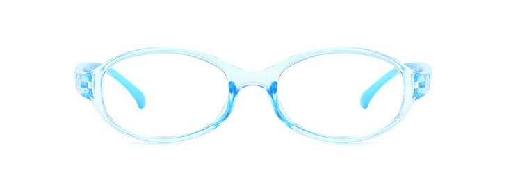 HK1003 - Kids Oval Slim Round Blue Light Blocker Glasses