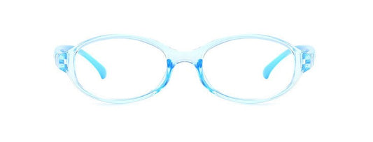 HK1003 - Kids Oval Slim Round Blue Light Blocker Glasses