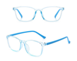 HK1006 - Children Classic Rectangle Junior Kids Blue Light Blocker Eyeglasses
