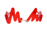 W2020 - Rimless 90s Inspired ZigZag Fashion Sunglasses