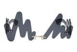 W2020 - Rimless 90s Inspired ZigZag Fashion Sunglasses