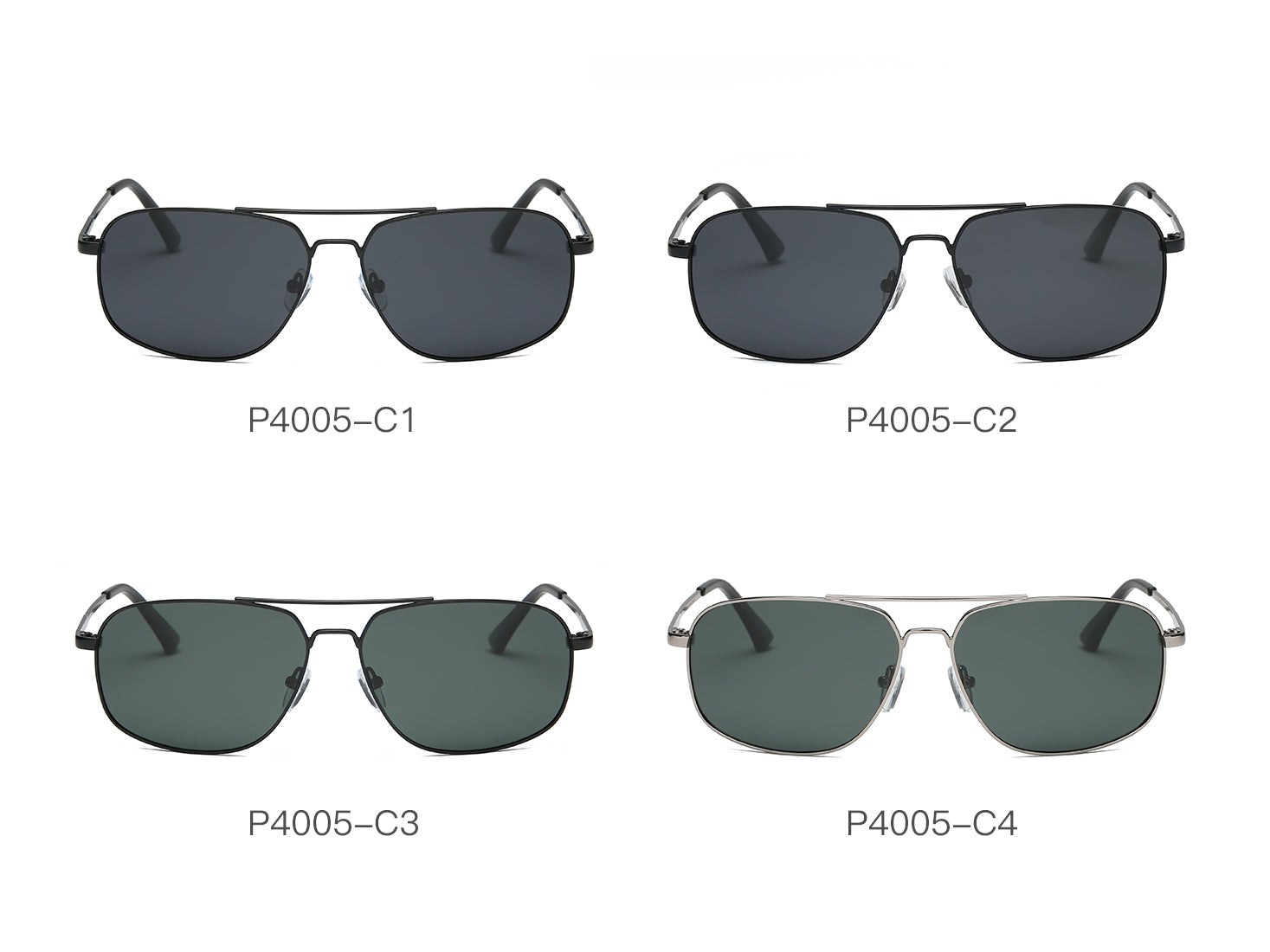 P4005 - Men Sports Polarized Rectangular Sunglasses - Iris Fashion Inc. | Wholesale Sunglasses and Glasses