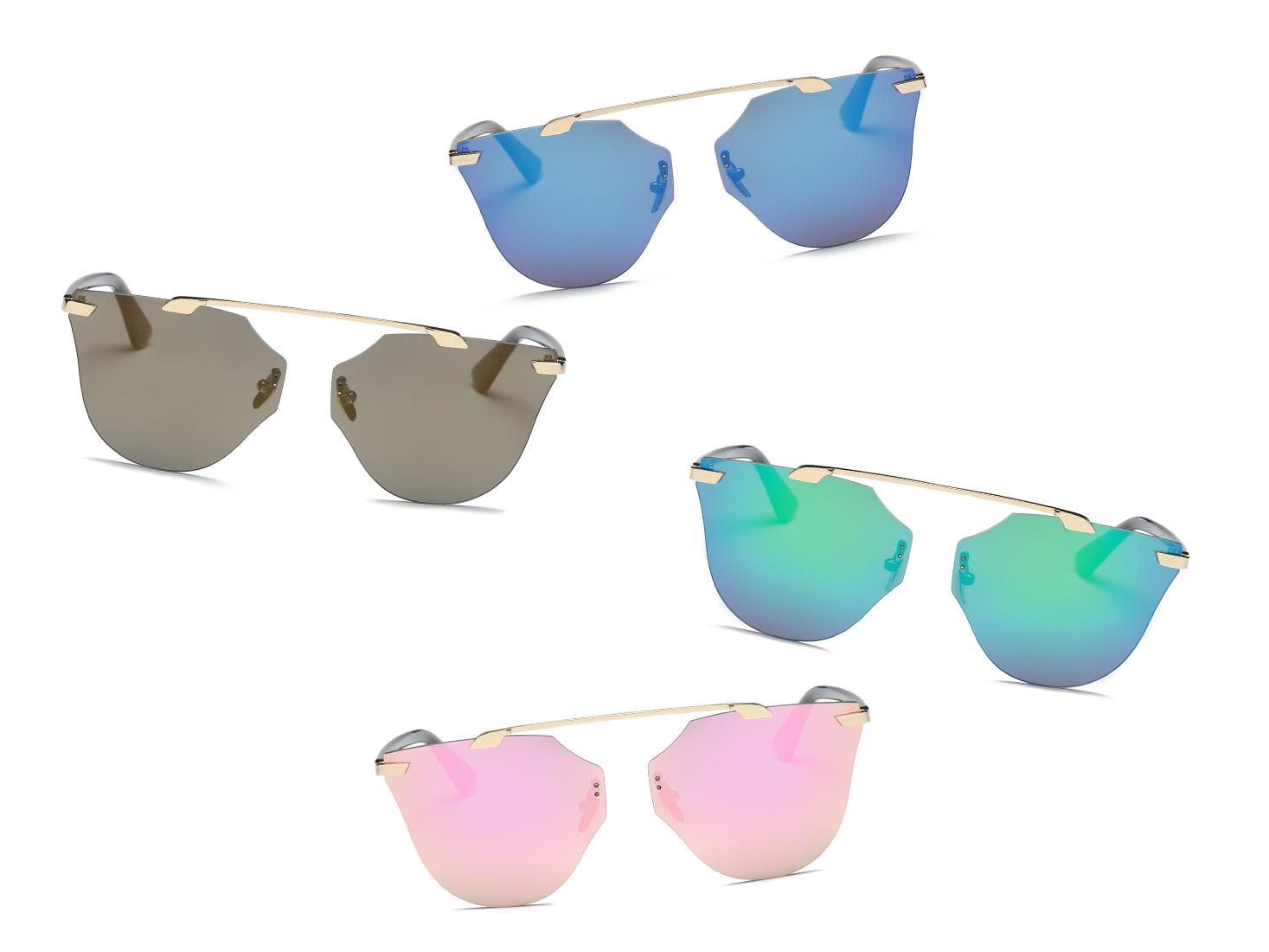 S2032 - Women Round Cat Eye Sunglasses - Iris Fashion Inc. | Wholesale Sunglasses and Glasses