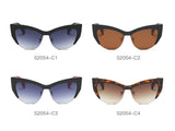 S2054 - Women Half-Frame Cat Eye Sunglasses - Iris Fashion Inc. | Wholesale Sunglasses and Glasses