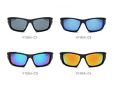 Y1004 - Men Sports Rectangular Sunglasses - Iris Fashion Inc. | Wholesale Sunglasses and Glasses