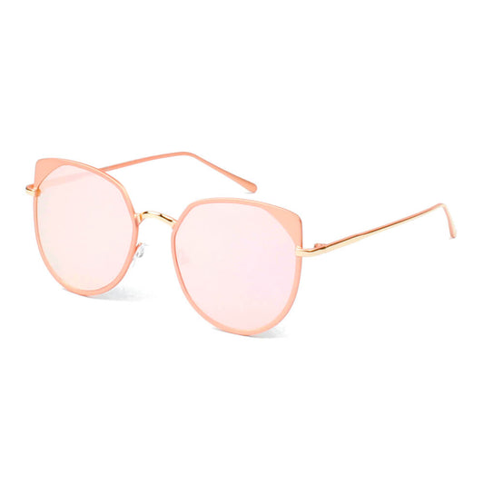 A17 Women's Flat Lens Metal Frame Cat Eye Sunglasses - Iris Fashion Inc. | Wholesale Sunglasses and Glasses