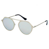 A19 Modern Flat Top Slender Round Sunglasses - Iris Fashion Inc. | Wholesale Sunglasses and Glasses