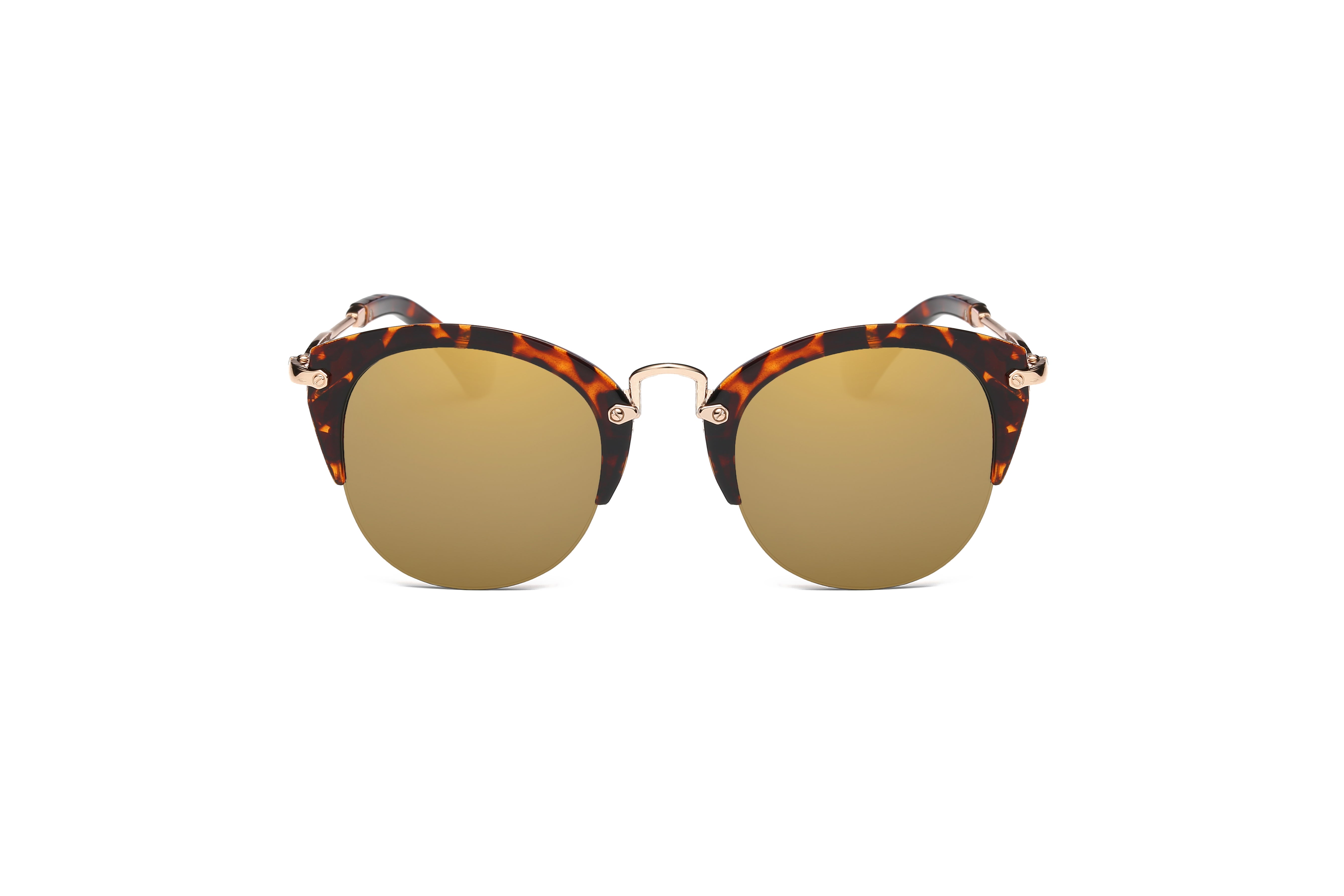 D41 Women's Retro Classic Half Frame Horn Rimmed Sunglasses - Iris Fashion Inc. | Wholesale Sunglasses and Glasses