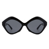 S1195 - Geometric Retro Hexagonal Fashion Polygon Wholesle Sunglasses