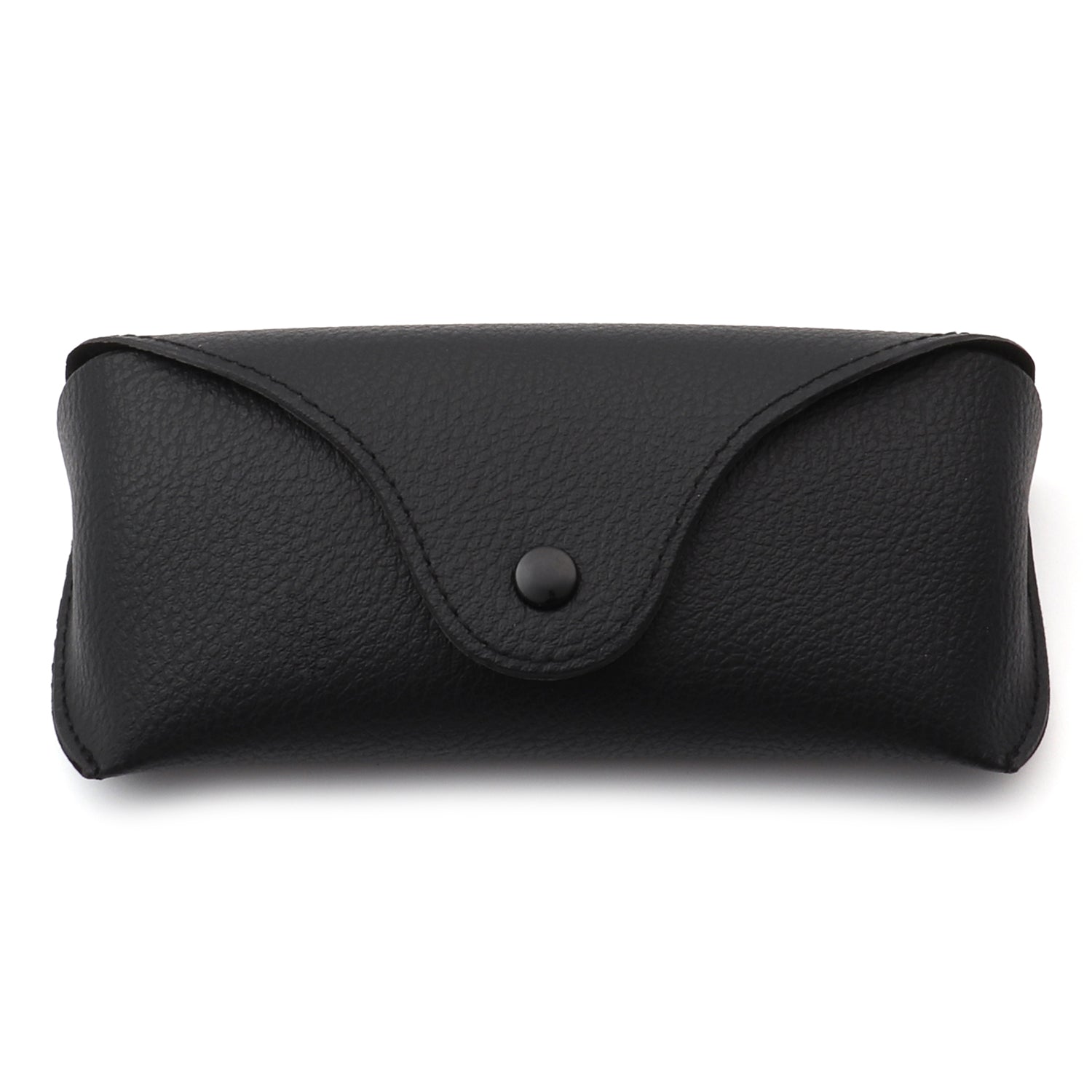 CF003 - Portable Protective PU Leather Snap Button Closure Sunglasses Case