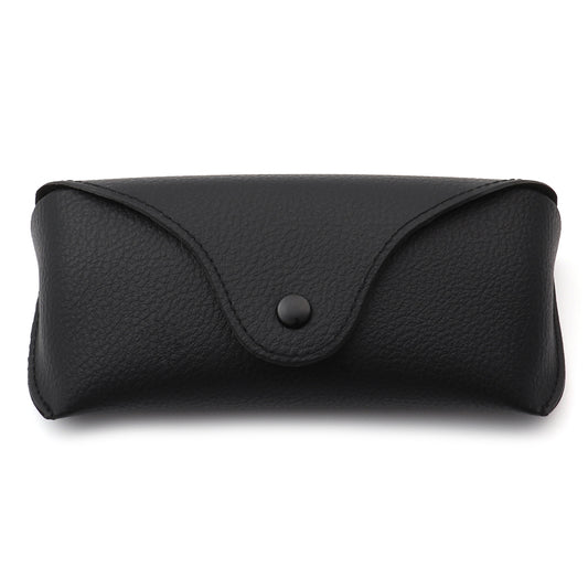 CF003 - Portable Protective PU Leather Snap Button Closure Sunglasses Case