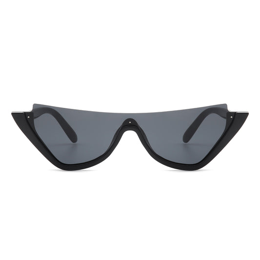 S1187 - Retro Half Frame Vintage Fashion Cat Eye Sunglasses