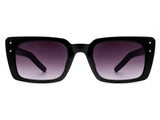 HS1020 - Flat Rectangle Retro Vintage Fashion Sunglasses