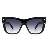 HS2104 - Women Retro Square Tinted Cat Eye Fashion Sunglasses