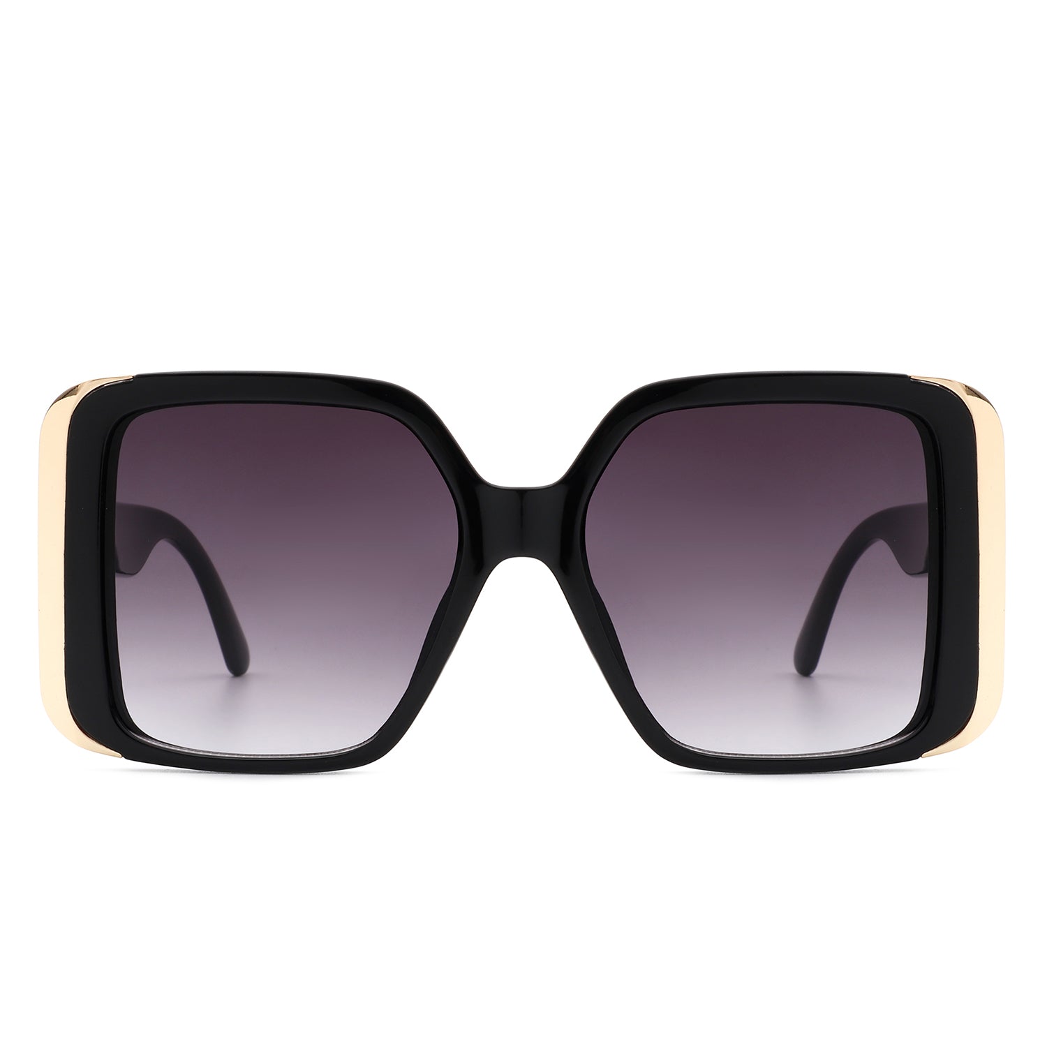 Luxury Square Flat Top Retro Celebrity Inspired Fashion Sunglasses P2136