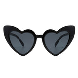 HS1101 - Women Oversize Heart Shape High Pointed Fashion Wholesale Sunglasses