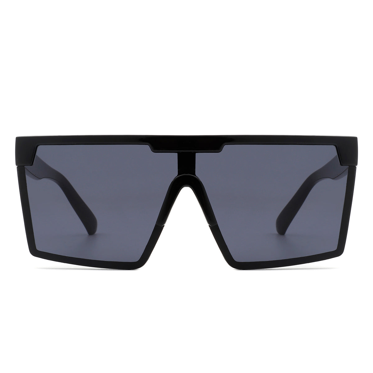 HS2103 - Oversize Retro Square Flat Top Tinted Fashion Women Sunglasses