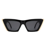 HS2107 - Women Square Retro Vintage Cat Eye Fashion Sunglasses