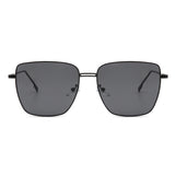 HJ2028 - Women Square Metal Oversize Fashion Sunglasses