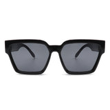 HS3006 - Square Bold Retro Thick Vintage Designer Fashion Sunglasses