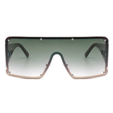 HJ3013 - Women Oversize Square Large Flat Top Fashion Sunglasses
