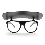 HS2022 - Classic Horn Rimmed Round Shield Fashion Sunglasses