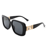 S2118 - Square Chic Flat Top Tinted Women Fashion Sunglasses