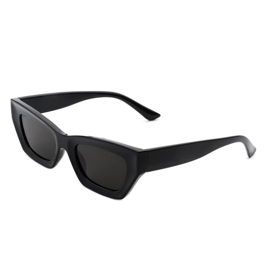 HS1128 - Rectangle Slim Retro Narrow Fashion Square Sunglasses