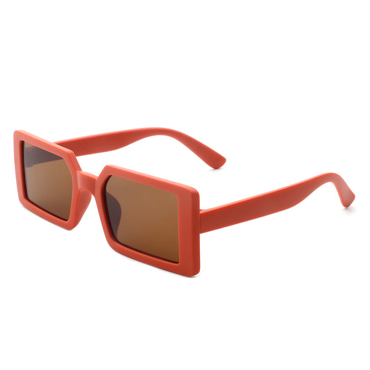 HK1024 - Kids Children Rectangle Flat Top Junior Sunglasses