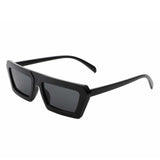 HS1132 - Rectangle Narrow Retro Slim Vintage Square Sunglasses