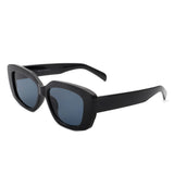 S1204 - Square Retro Fashion Horn Rimmed Vintage Sunglasses
