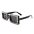 HS2020 - Rectangle Diamond Rhinestone Square Crystal Fashion Sunglasses
