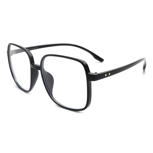 B1013 - Square Large Oversize Blue Light Blocker Fashion Glasses