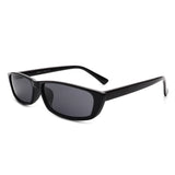 S11781 - Rectangle Retro Slim Narrow Vintage Sunglasses