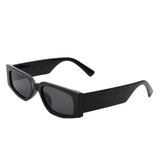 HS1125 - Rectangle Narrow Retro Slim Vintage Square Sunglasses