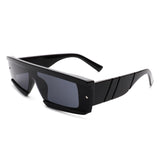 HS2029 - Rectangle Retro Narrow Vintage Slim Fashion Sunglasses