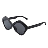 S1195 - Geometric Retro Hexagonal Fashion Polygon Wholesle Sunglasses