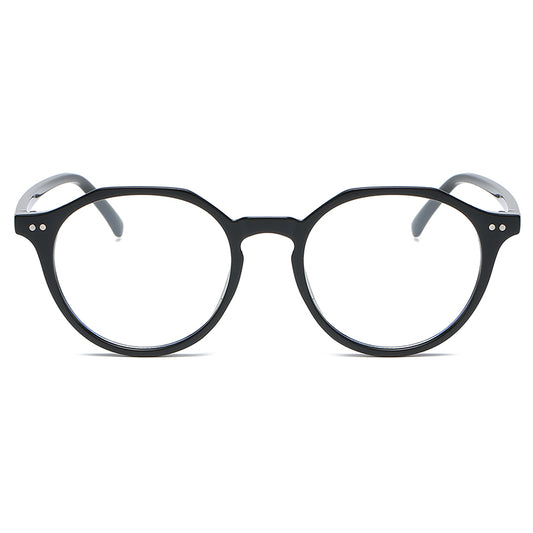 B1011 - Classic Circle Round Blue Light Blocker Fashion Glasses - Iris Fashion