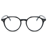 B1011 - Classic Circle Round Blue Light Blocker Fashion Glasses - Iris Fashion